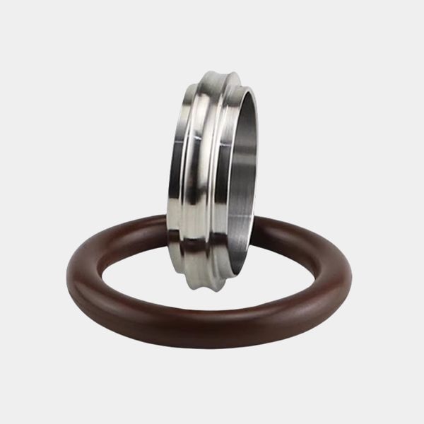 Centering ring with Viton O-ring seal