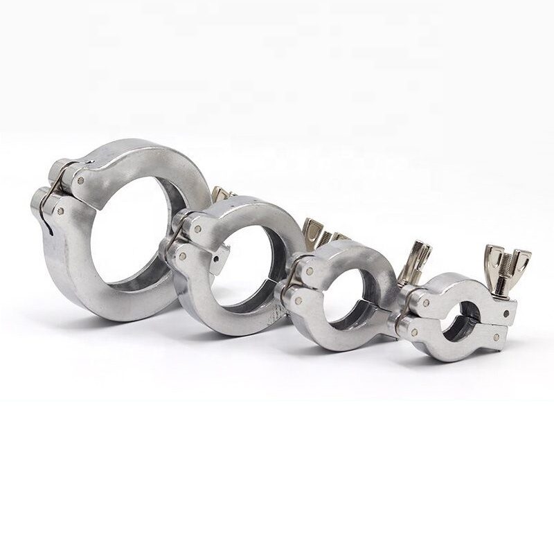 KF swing clamps size range from KF16 to KF50